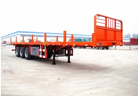 FLAT BED SEMI TRAILER WITH STAKES